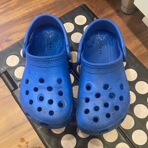 Crocs child size 9 Play condition blue